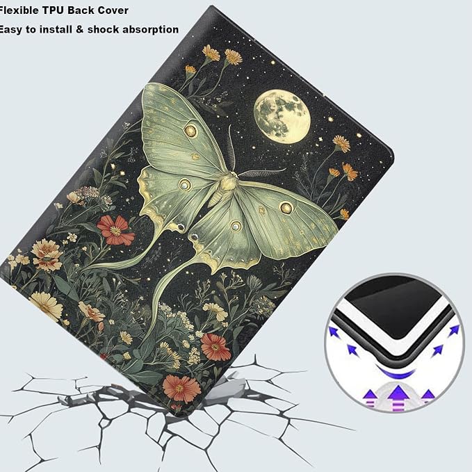 Moth butterfly in vintage style