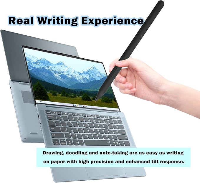 Stylus Yoga Pen for Lenovo Yoga Pen (4X81Q95846)Yoga Stylus (WE05/ US501/US502) for Lenovo Yoga 6/7i/9i/Book 9i ThinkPad P/X1 Series ThinkBook Chrome3/5 SeriesIdeaPad Flex Series -Black
