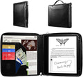 E NET-CASE Case for Kindle Scribe 10.2 inch 2024 &amp 2022 Released - Business Handheld Design Upgraded PU Leather Cover for Kindle Scribe Digital Paper with Zipper &amp Pen Holder (Black)
