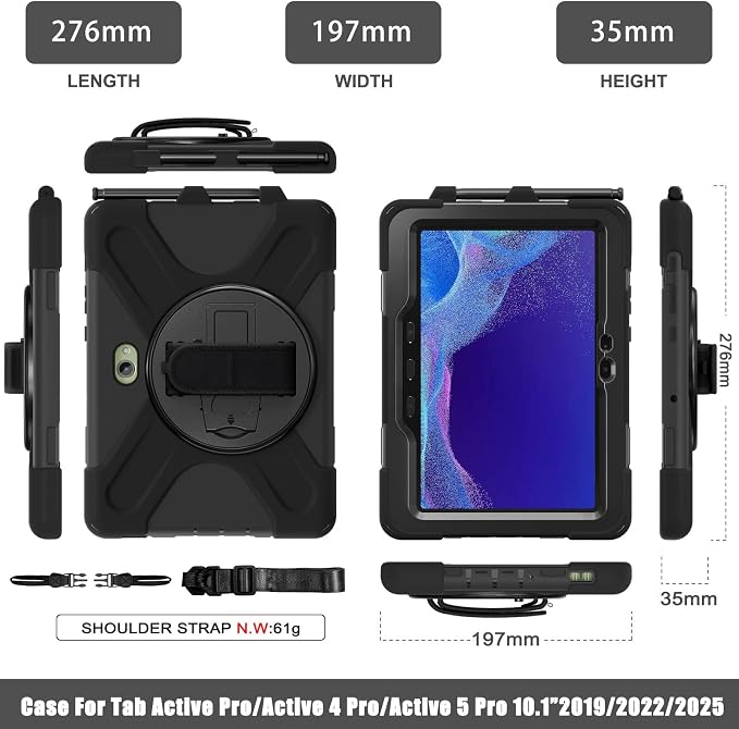 Active5 Pro/Active4 PRO/Active PRO 10.1-Black