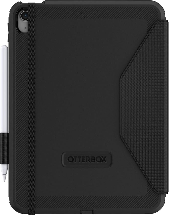 OtterBox Defender Series for Business (Screenless Edition) W/Folio for iPad 10th Gen (ONLY) - Black (Non-Retail Packaging)