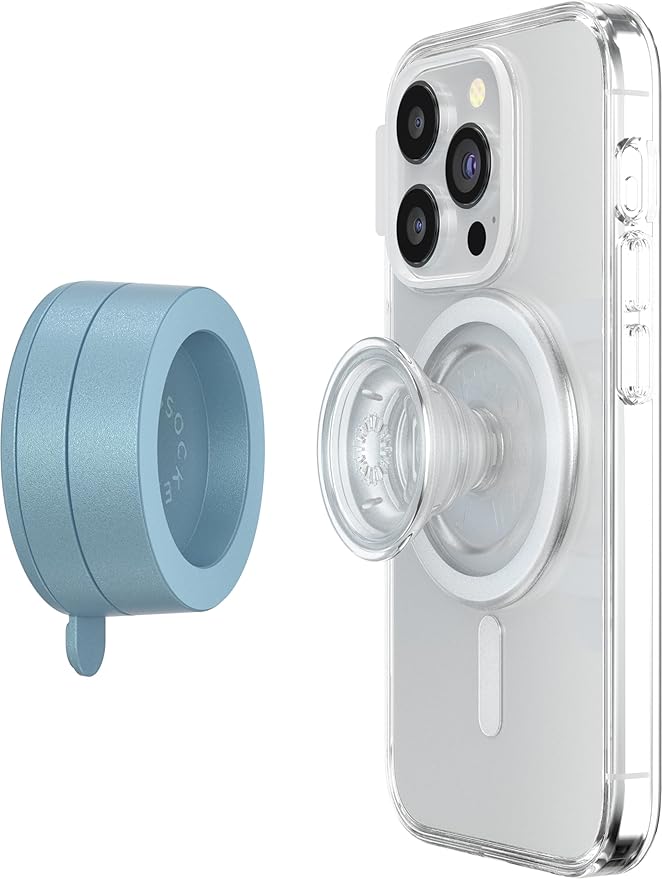 PopSockets Magnetic Suction Phone Mount Surface Mount for MagSafe Light Blue - Blue Sigh