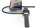 Zens Charging Cable Pro 2 – Qi2 Magnetic Wireless Phone Charger up to 15 W for iPhone 17/16/15/14/13/12 Apple Watch Fast Charge USB-C to USB-C Aluminium Housing 3.3 ft Cable