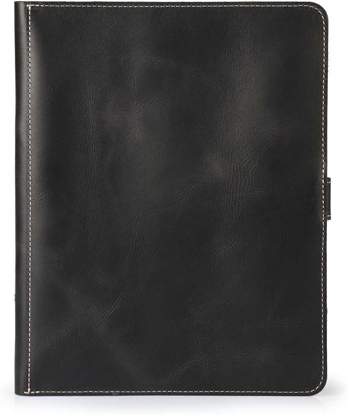 Londo Genuine Leather Tablet Cover – iPad Pro 12.9 Case with Two Card Slots &amp Leather Pen/Apple Pencil Holders