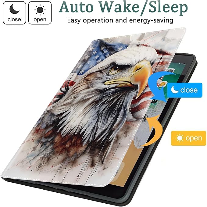 Patriotic American Flag Bald Eagle