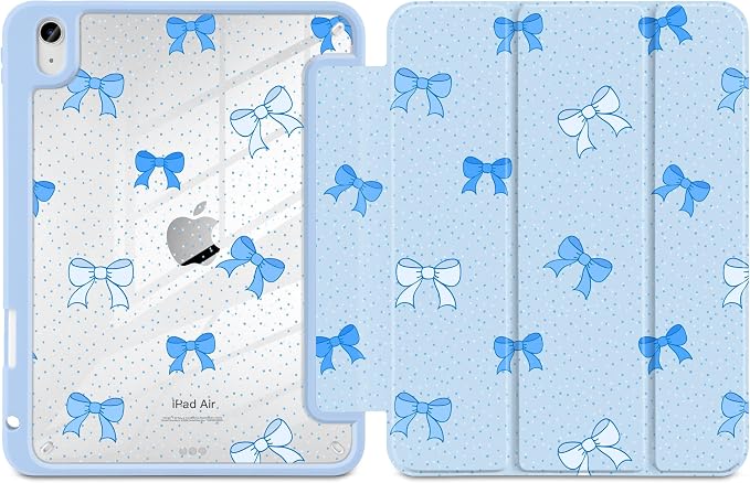 Blue Polka Dots & Bows
