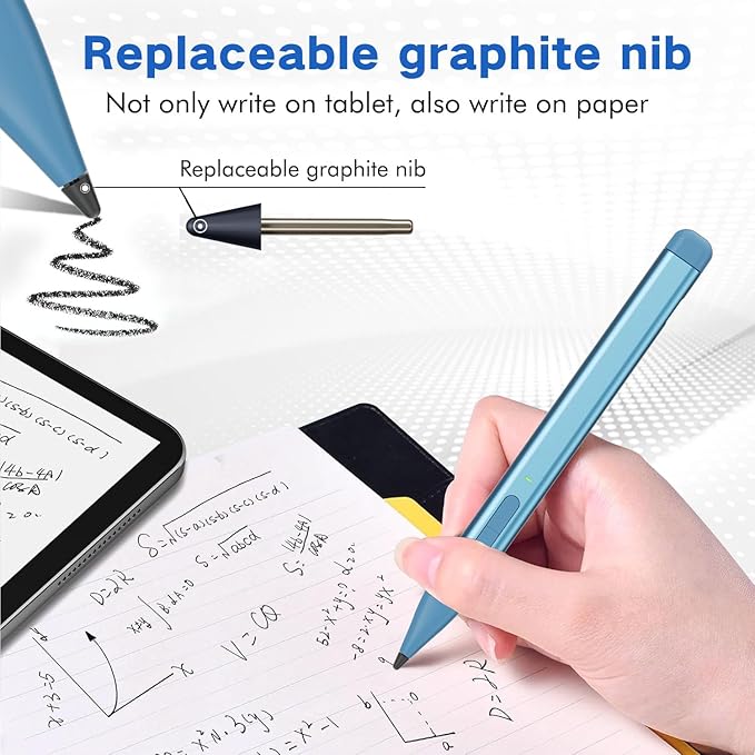 Slim Pen 2 for Microsoft Surface with 4096 Pressure Eraser &amp Right-Click Palm RejectionGraphite Nibfor Surface Pro 12/11/10/9/8/7/6/5/4/XSurface Go 4/3/2Book 3/2/1Laptop1-6Surface Studio 2