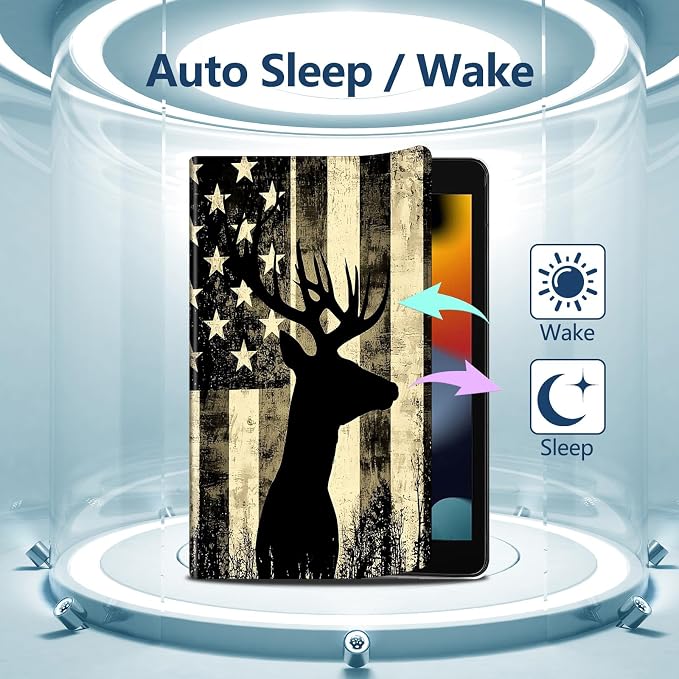 American Flag Deer Elk