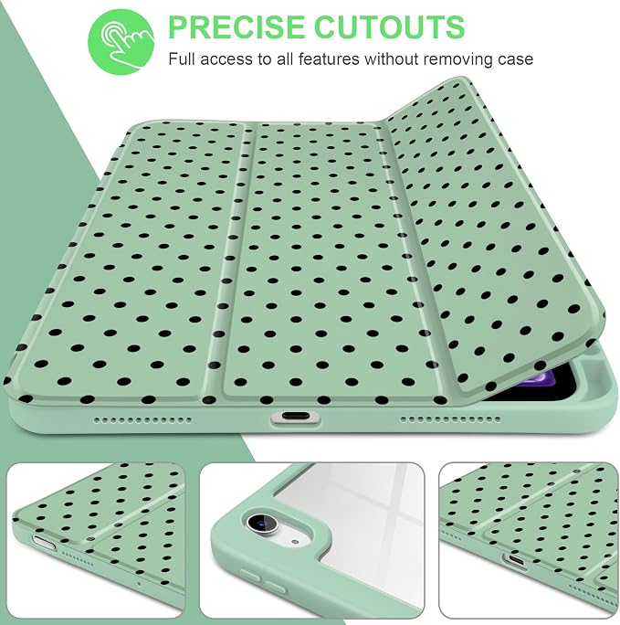 Green polka dot