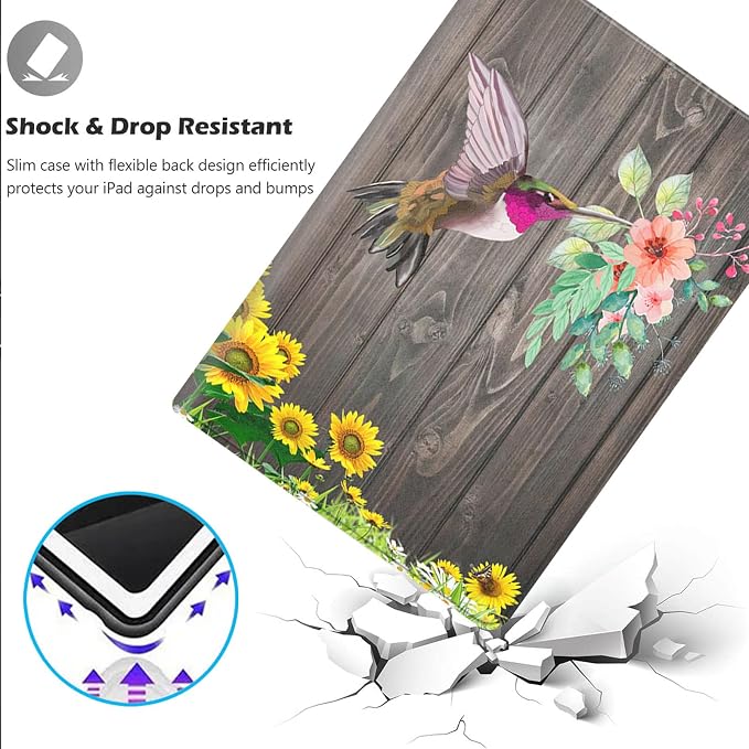 Hummingbird and SunAlower