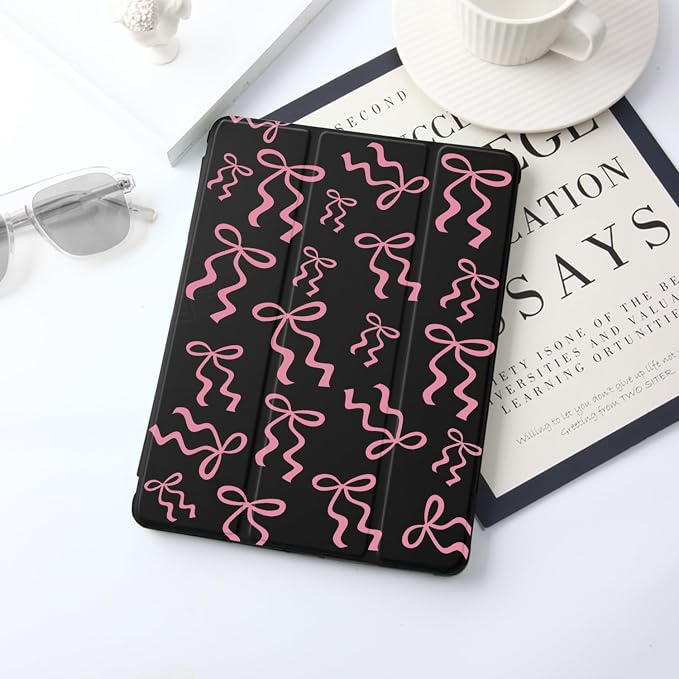 B-Curved Pink Bow