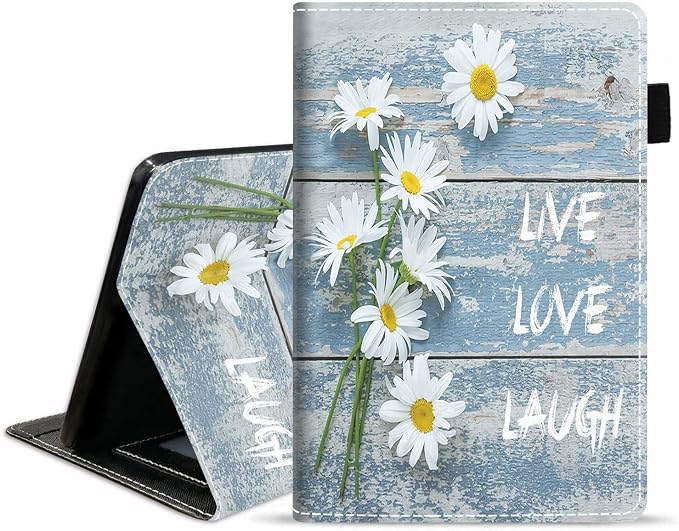 Dreamy Daisy Vintage Wood Board Live Love Laugh