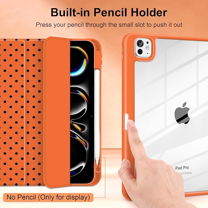 Orange polka dot