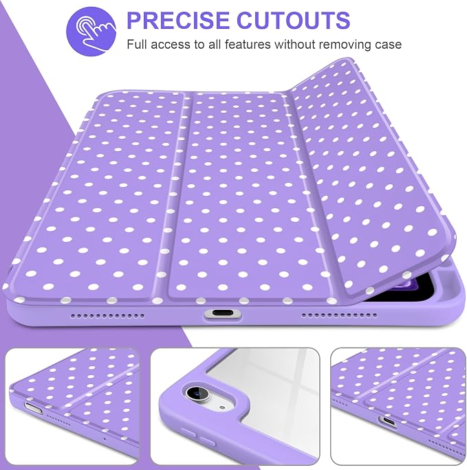 Purple white dot