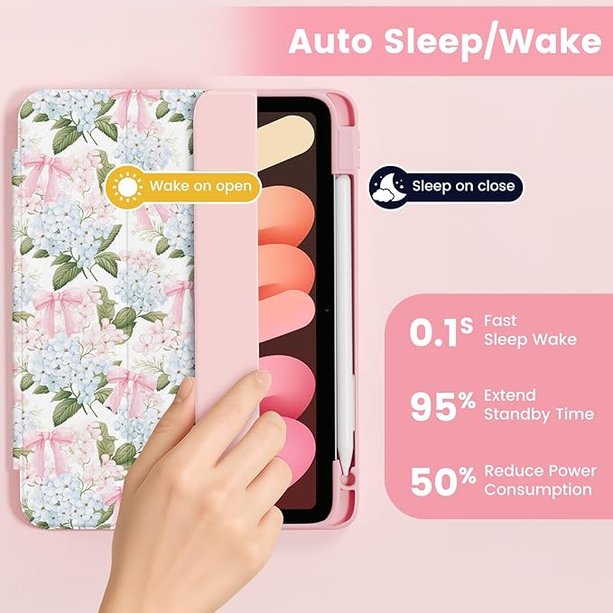 Case Compatible with iPad (A16) 11th Generation 11 Inch 2025/10th Generation 10.9 Inch 2022 Shockproof Hybrid Slim Stand Cover with Clear Back Shell &amp Pencil Holder Auto Wake/Sleep Z011