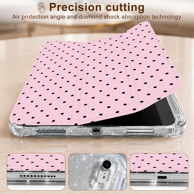 Pink Black dots