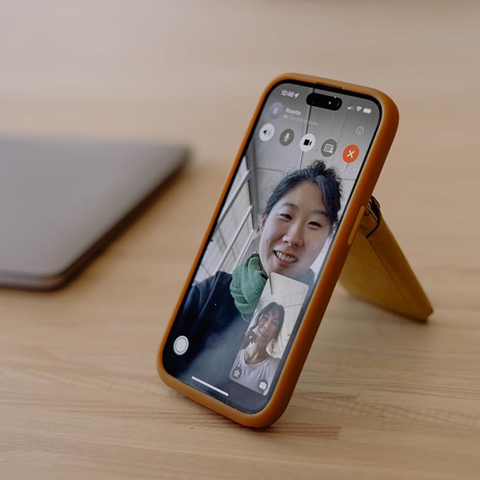 Peak Design Mobile Stand Wallet Sage Slim Profile On-Demand Stand Weatherproof Nylon Fabric Connects to Mobile Cases MagSafe Compatible for iPhone Samsung and Google Phones