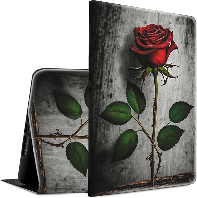 Red Rose on Wall