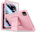 ZtotopCases for iPad Pro 13 Inch Case M4 2024 7th Gen/Pro 12.9 Inch 6th/5th/4th Generation 2022/2021/2020 Full Body Protective Rugged Cover with [Pencil Holder+Screen Protector] for iPad Pro 13Pink