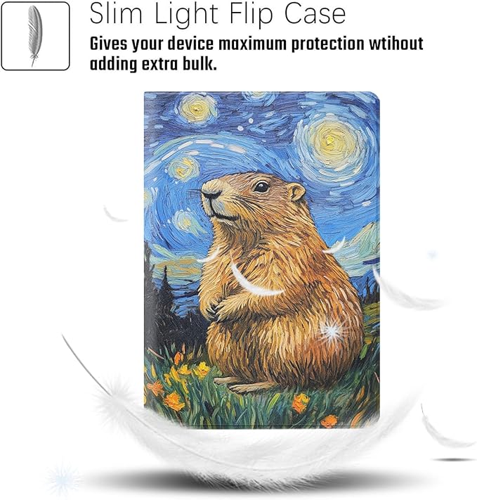 Van Gogh Starry Night Marmot