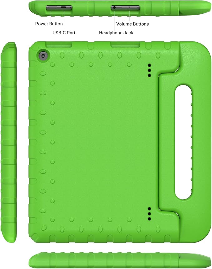 for Amazon Fire hd 10 Tablet case Kids 5th/7th/9th Generation 2015/2017/2019 Released Shockproof Protective Cover NOT Compatible with Kindle Fire HD 10 or 10 Plus 13th/11th Generation Green