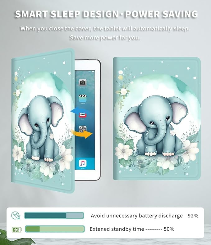 Cute Elephant Blue