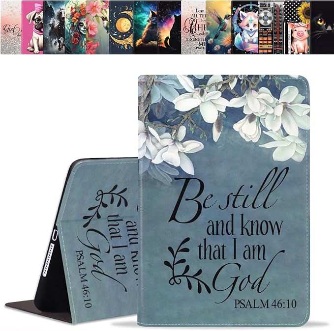 Floral Quote Bible Verse Psalm 46:10