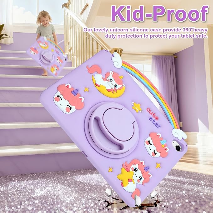 Rainbow Unicorn-Purple