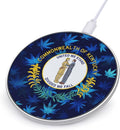 Kentucky Flag Leaves Fast Portable Charger 10W Funny Graphic Phone Charging Pad with USB Cable