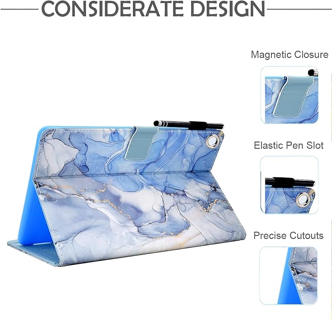 Blue White Marble