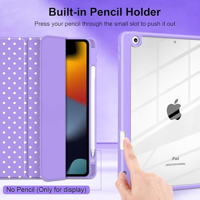 Purple white dot
