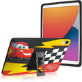 Disney Cars Kids iPad Case - 10.9 Inch Case for iPad 10th Generation (2022) &amp A16 11th Generation 11 inch (2025) - Tablet Cover with Stand Shockproof Silicone Protector