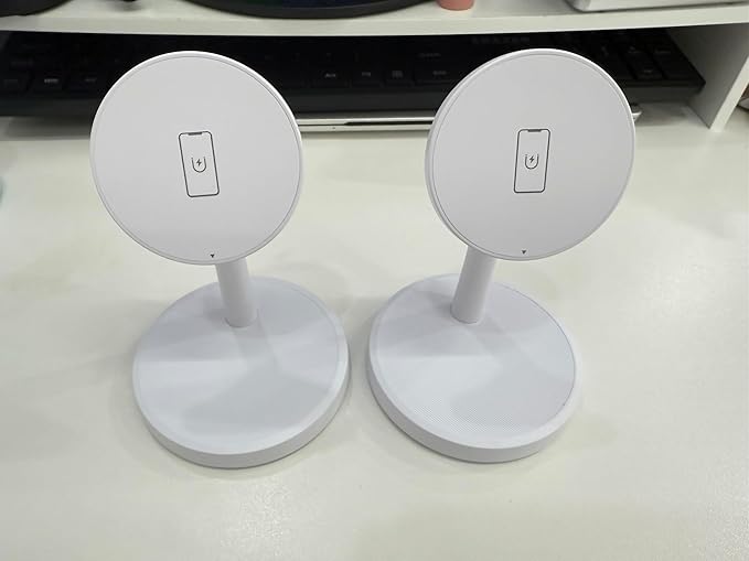 Magnetic Wireless Charger-White-Two Pack