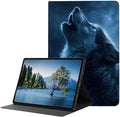 Case for iPad 9th/8th/7th Generation (2021/2020/2019) 10.2-inchSlim PU Leather Cover Adjustable Stand Auto Wake/SleepWolf
