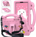 Compatible with Doogee U11/U11 Pro 2025 11 inch/Tab G6/Tab G6+ 11 inch/Infinix Xpad 20 2025 inch/Umidigi G7 Tab Pro 2024 11 inch Tablet Case Shoulder Strap &amp Stand Handle Pink