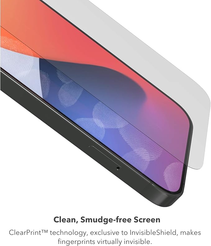 ZAGG Glass Elite Privacy - Privacy Screen Protector for iPhone 12 Pro iPhone 12 iPhone 11 iPhone XR – InvisibleShield - 3X Impact Protection (200106681)