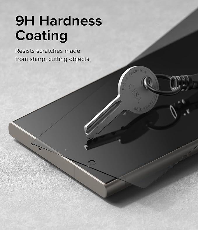 Ringke Easy Slide Privacy Tempered Glass [Anti Spy] Compatible with Samsung Galaxy S24 Ultra Screen Protector Easy to Install Case Friendly Privacy Screen Protector - 2 Pack