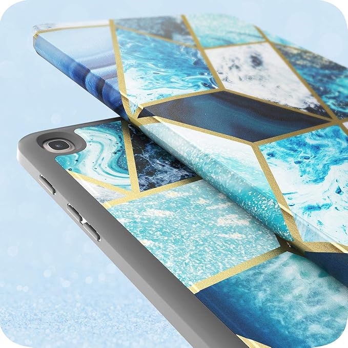 i-Blason Case Designed for Galaxy Tab A 10.1 (SM-T510/T515) 2019 [Cosmo] Full-Body Protection with Built-in Screen Protector Case for Samsung Galaxy Tab A 10.1 2019 Release (Blue)