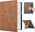 CoBak Stand Case for Remarkable 2 Paper Tablet with Two Viewing Angles- Lightweight and Hard Back Shell Protective Book Folio Cover with Built-in Pen Holder - for 10.3 2020 Released (Brown)