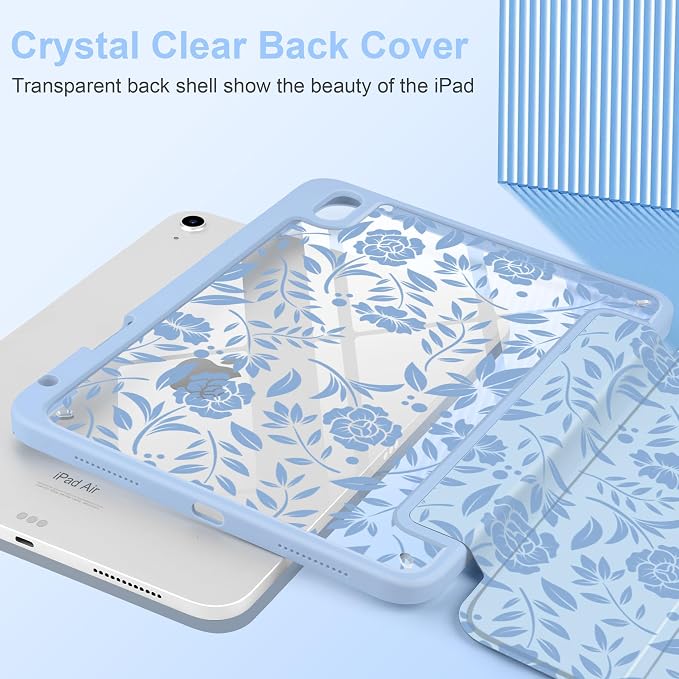 Vintage Blue Floral