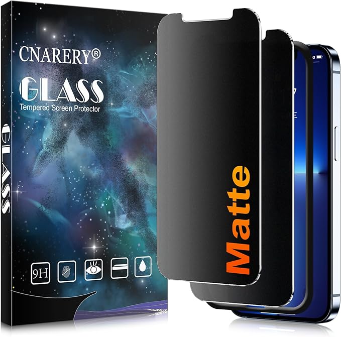 2 Pack matte privacy Screen Protector for iPhone 13 pro max/ 14 plus