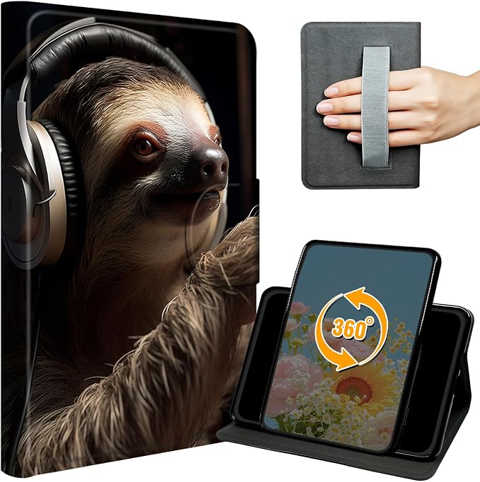 Sloth with Headphones