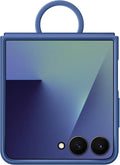 Samsung Galaxy Z Flip7 Official Ring Phone Case Silicone Easy to Carry Soft Sleek US Version Navy