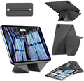 KenKe Magnetic Case for iPad Pro 11 Inch 4th/3rd/2nd Generation 2022/2021/2020 with Removable Pencil Holder Smart Folio Magnetic Slim Stand Cover with 6+View Angles Auto Wake/Sleep Black