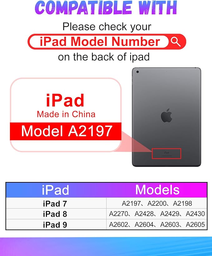 for ipad 9/8/7th-Paw Prints