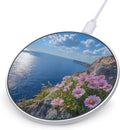 Beach Daisies Wireless Charger Anti-Slip Wireless Charging Pad Slim Charger Mat for Men Women