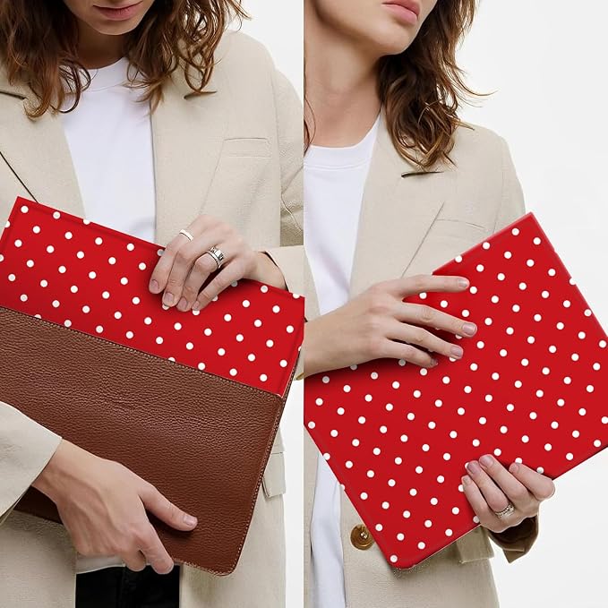 White Polka Dots Red