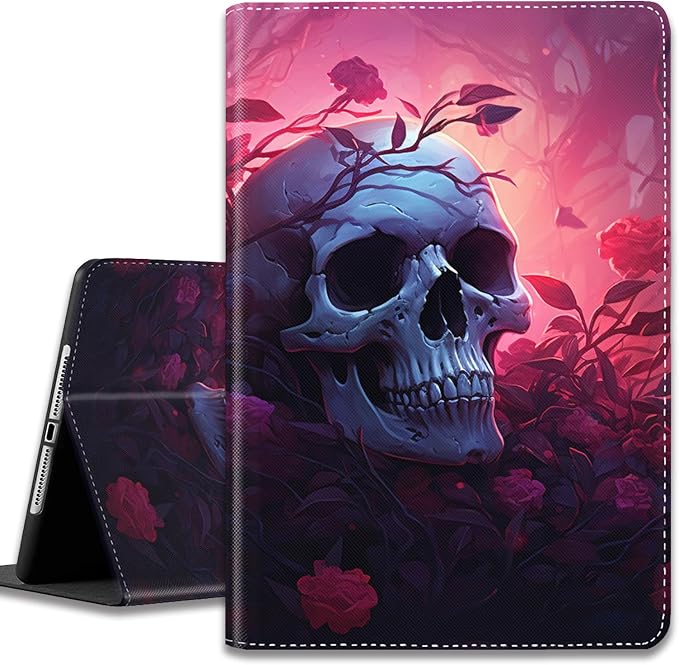 Red Rose Skull