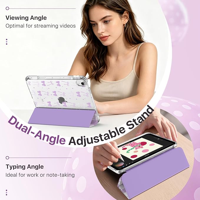 Z-Striped Bows Purple