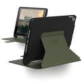 URBAN ARMOR GEAR UAG iPad 10.2 Case 9th Generation 2021 iPad 8th Generation 2020 Case Scout Rugged Heavy Duty Protective Cover Multi-Angle Viewing Folio Stand with Pencil Holder Black/Olive